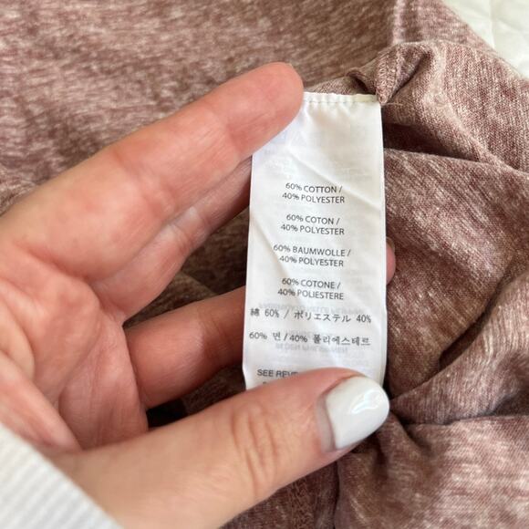 J. Crew Mauve Short Sleeve Tee Size Medium - Picture 3 of 6